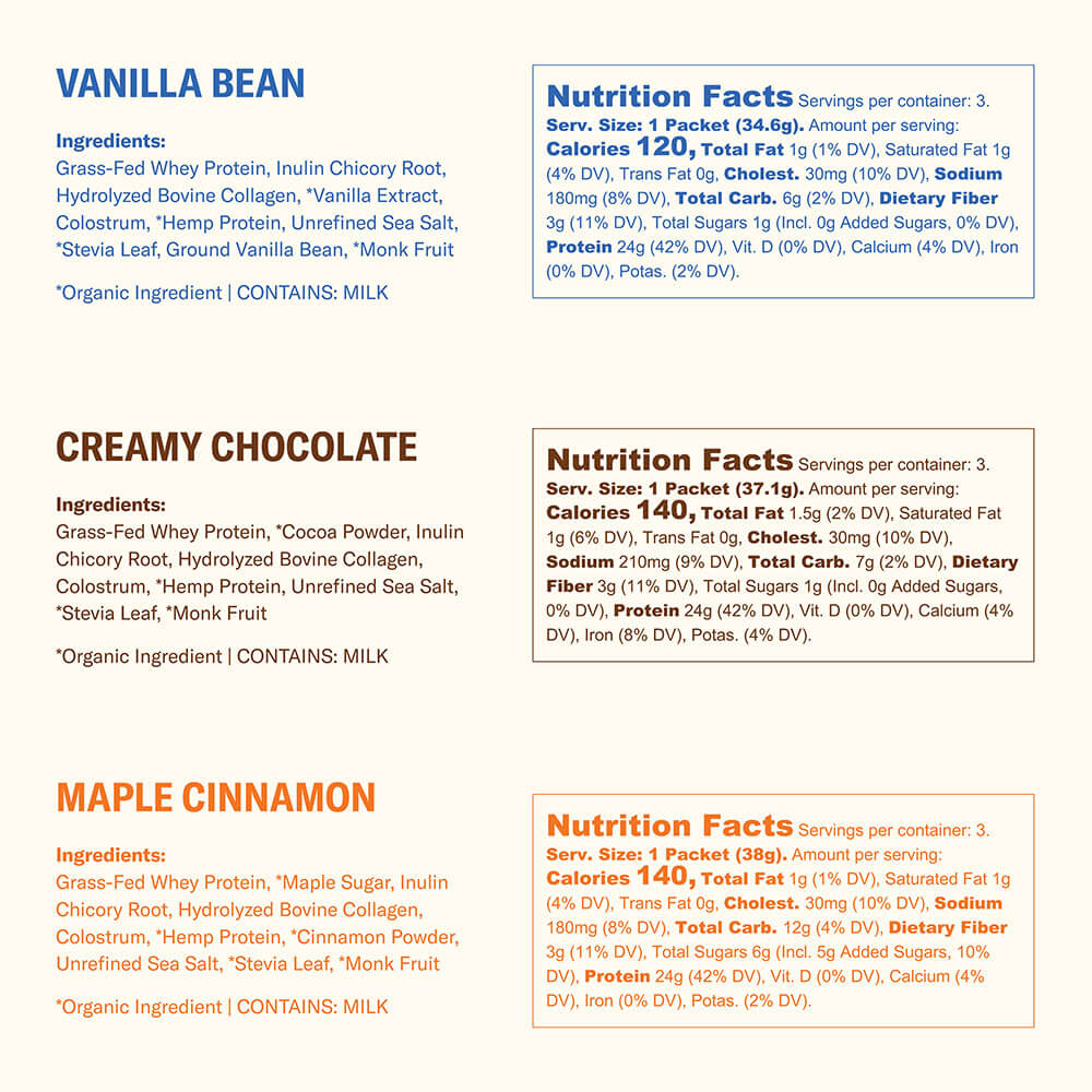 Farmer Protein Powder Variety Pack